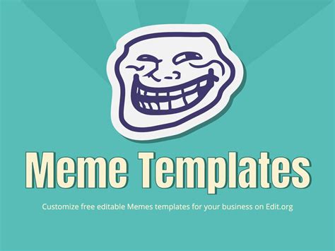 meme maker template|Free and customizable meme templates